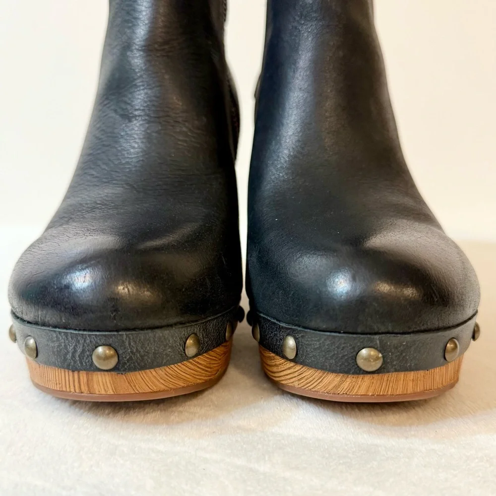 Kork-Ease Dianna Block Heel Platform Bootie in Black Size 7 - Picture 7 of 15